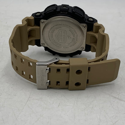 【中古品】【メンズ/レディース】 G-SHOCK ジーショック GA-110TU-1A5JF ANALOG・DIGITAL WATCH アナログ デジタル ウォッチ 腕時計 196-261009-cs-06-izu サイズ：55 × 51.2 × 16.9 mm カラー：ベージュ×ブラック 万代Net店