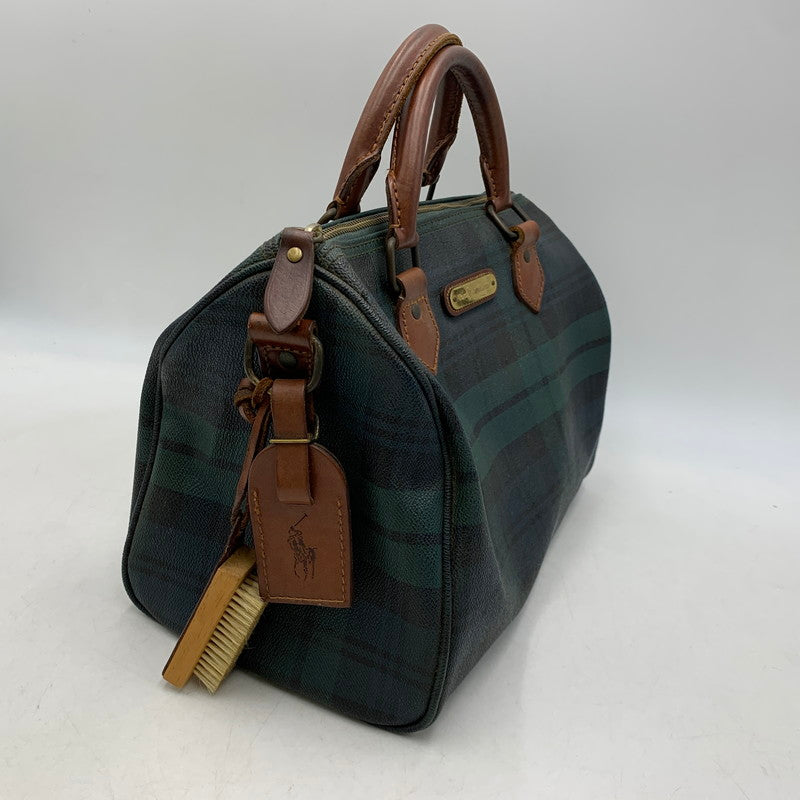 【中古品】【メンズ/レディース】 POLO RALPH LAUREN ポロ・ラルフローレン MINI BOSTON BAG ミニ ボストン バッグ カバン 188-261013-kh-12-izu カラー：マルチ 万代Net店