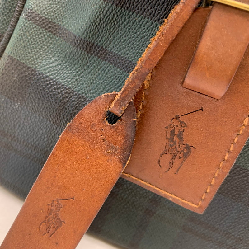 【中古品】【メンズ/レディース】 POLO RALPH LAUREN ポロ・ラルフローレン MINI BOSTON BAG ミニ ボストン バッグ カバン 188-261013-kh-12-izu カラー：マルチ 万代Net店