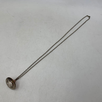 【現状渡し品】【メンズ/レディース】 VIVIENNE WESTWOOD ヴィヴィアンウエストウッド PAVE 3D ORB NECKLACE パヴェ オーブ ネックレス アクセサリー 192-261013-kh-13-izu カラー：シルバー×ピンク 万代Net店
