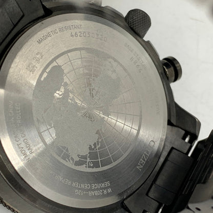 【中古品】【メンズ/レディース】 CITIZEN シチズン H864-006M004 BY3005-56G PROMASTER SKY SERIES ECO DRIVE SOLAR QUARTZ プロマスター スカイ シリーズ エコ ドライブ ソーラー クオーツ 腕時計 197-261009-cs-07-izu カラー：ブラック系 万代Net店