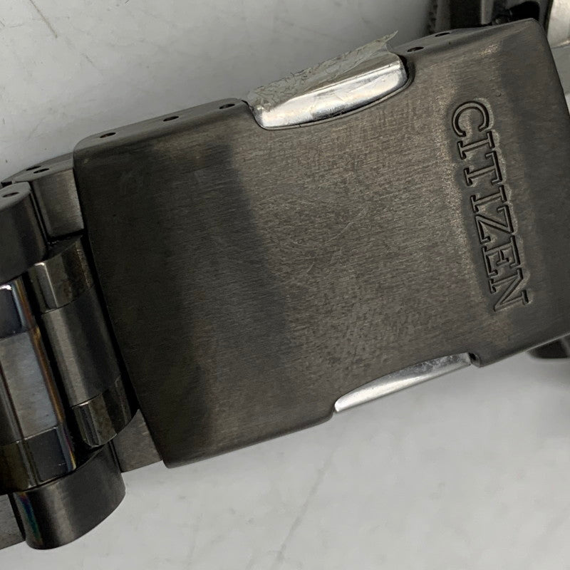 【中古品】【メンズ/レディース】 CITIZEN シチズン H864-006M004 BY3005-56G PROMASTER SKY SERIES ECO DRIVE SOLAR QUARTZ プロマスター スカイ シリーズ エコ ドライブ ソーラー クオーツ 腕時計 197-261009-cs-07-izu カラー：ブラック系 万代Net店