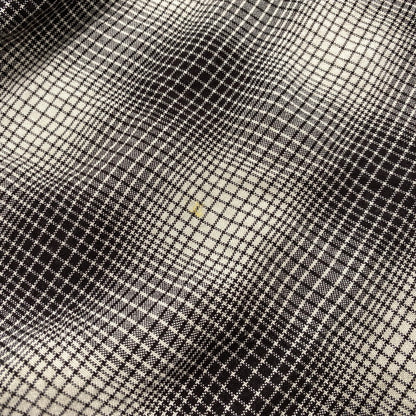 【中古品】【メンズ】 ANCELLM アンセルム ANC-SH61-A OMBRE CHECK SHIRT オンブレ チェック シャツ トップス 140-261027-yn-05-izu サイズ：2 カラー：ブラック×ホワイト系 万代Net店