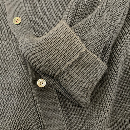 【中古品】【メンズ】 GRAPHPAPER グラフペーパー SUVIN LOOSE RIB CARDIGAN GM221-80144B スヴィン ルーズ リブ カーディガン 140-261008-as-05-izu サイズ：F カラー：ブラック 万代Net店