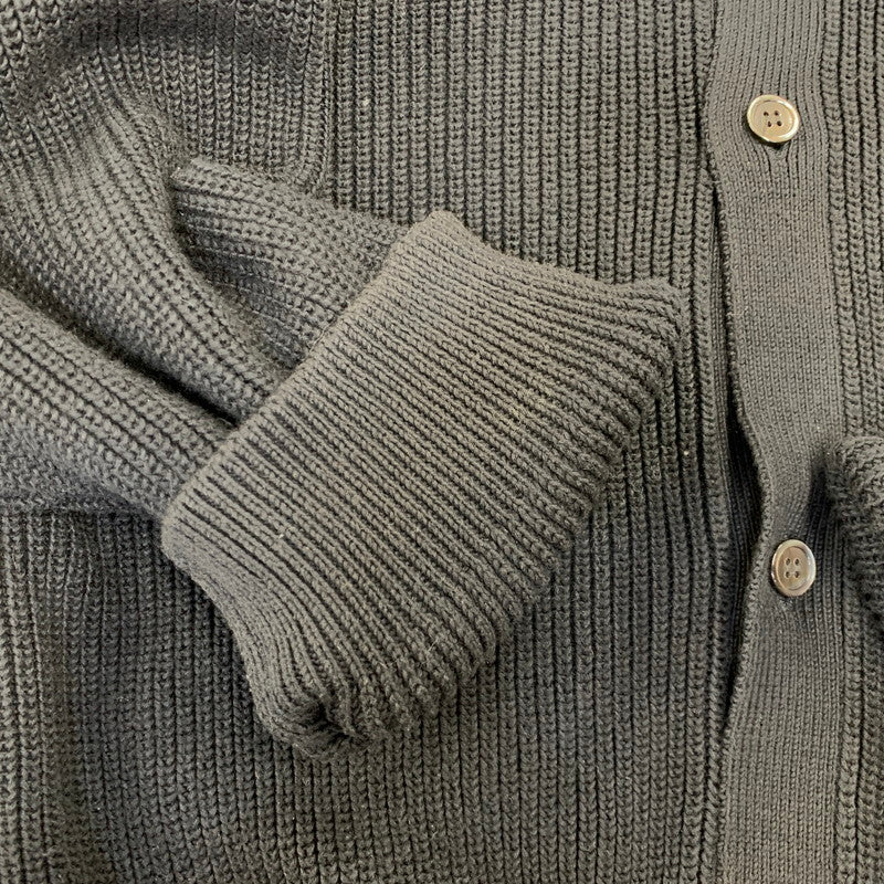 【中古品】【メンズ】 GRAPHPAPER グラフペーパー SUVIN LOOSE RIB CARDIGAN GM221-80144B スヴィン ルーズ リブ カーディガン 140-261008-as-05-izu サイズ：F カラー：ブラック 万代Net店