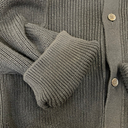 【中古品】【メンズ】 GRAPHPAPER グラフペーパー SUVIN LOOSE RIB CARDIGAN GM221-80144B スヴィン ルーズ リブ カーディガン 140-261008-as-05-izu サイズ：F カラー：ブラック 万代Net店