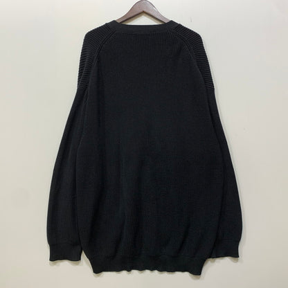 【中古品】【メンズ】 GRAPHPAPER グラフペーパー SUVIN LOOSE RIB CARDIGAN GM221-80144B スヴィン ルーズ リブ カーディガン 140-261008-as-05-izu サイズ：F カラー：ブラック 万代Net店