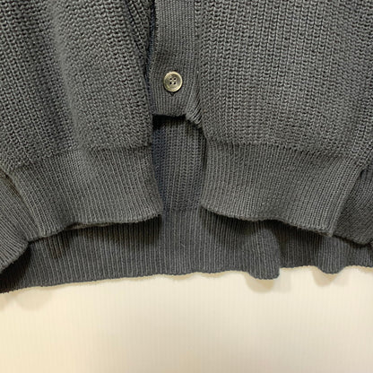【中古品】【メンズ】 GRAPHPAPER グラフペーパー SUVIN LOOSE RIB CARDIGAN GM221-80144B スヴィン ルーズ リブ カーディガン 140-261008-as-05-izu サイズ：F カラー：ブラック 万代Net店