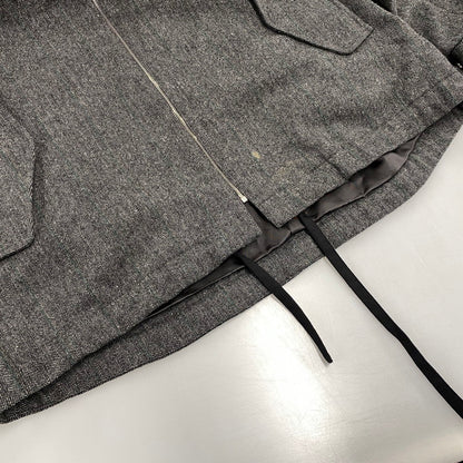 【中古品】【メンズ】 STEIN シュタイン ST.415-2 MELTON メルトン ZIP ジップ HALF COAT ハーフコート 140-261009-sm-17-izu サイズ：S カラー：グレー 万代Net店