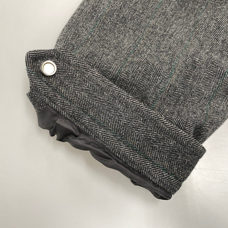 【中古品】【メンズ】 STEIN シュタイン ST.415-2 MELTON メルトン ZIP ジップ HALF COAT ハーフコート 140-261009-sm-17-izu サイズ：S カラー：グレー 万代Net店