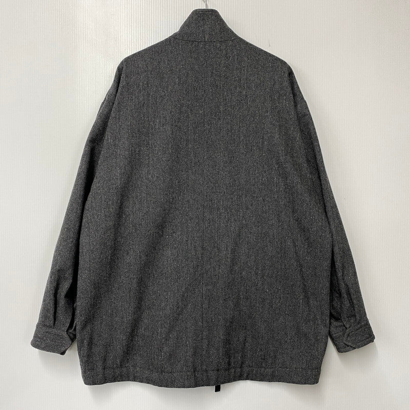【中古品】【メンズ】 STEIN シュタイン ST.415-2 MELTON メルトン ZIP ジップ HALF COAT ハーフコート 140-261009-sm-17-izu サイズ：S カラー：グレー 万代Net店
