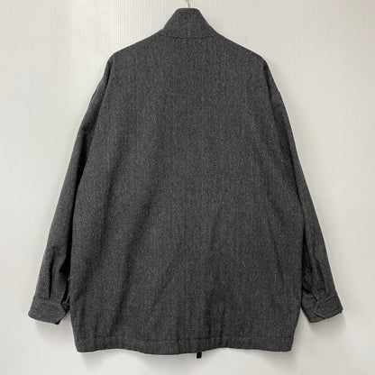 【中古品】【メンズ】 STEIN シュタイン ST.415-2 MELTON メルトン ZIP ジップ HALF COAT ハーフコート 140-261009-sm-17-izu サイズ：S カラー：グレー 万代Net店