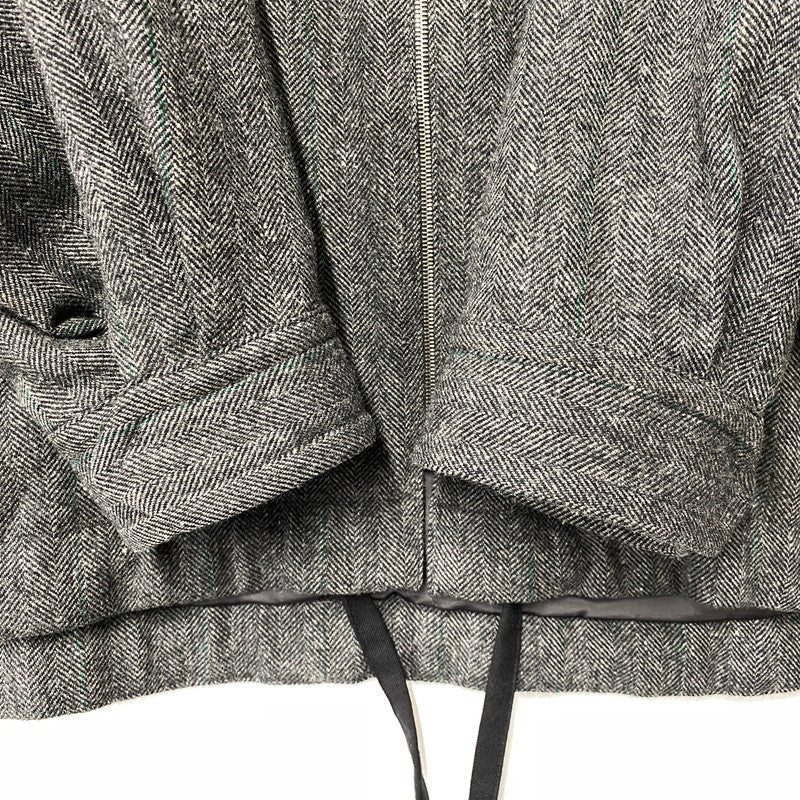 【中古品】【メンズ】 STEIN シュタイン ST.415-2 MELTON メルトン ZIP ジップ HALF COAT ハーフコート 140-261009-sm-17-izu サイズ：S カラー：グレー 万代Net店