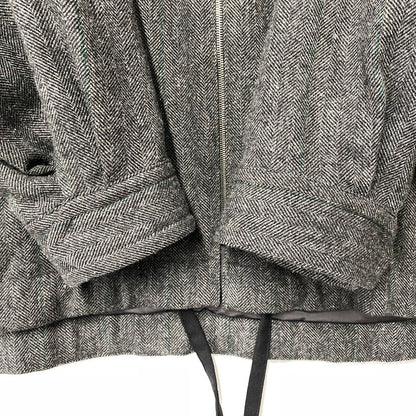 【中古品】【メンズ】 STEIN シュタイン ST.415-2 MELTON メルトン ZIP ジップ HALF COAT ハーフコート 140-261009-sm-17-izu サイズ：S カラー：グレー 万代Net店