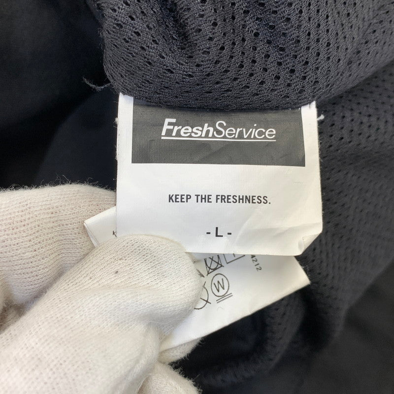 【中古品】【メンズ】 FRESHSERVICE フレッシュサービス WARM CLOTH TRACK BLOUSON FSC243-30174 トラックブルゾン ジャケット 140-261008-as-08-izu サイズ：L カラー：ブラック 万代Net店