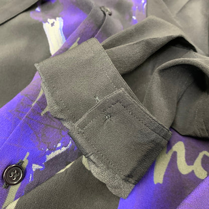 【中古品】【メンズ】 YOHJI YAMAMOTO POUR HOMME ヨウジヤマモト プールオム HN-B41-402 手繋ぎ LONG TAB SHIRT ロング タブ シャツ トップス 140-261008-kh-04-izu サイズ：2 カラー：ブラック 万代Net店