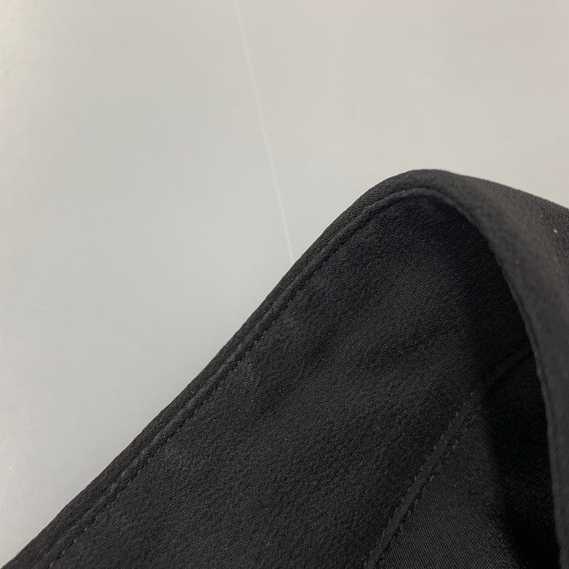 【中古品】【メンズ】 YOHJI YAMAMOTO POUR HOMME ヨウジヤマモト プールオム HN-B41-402 手繋ぎ LONG TAB SHIRT ロング タブ シャツ トップス 140-261008-kh-04-izu サイズ：2 カラー：ブラック 万代Net店