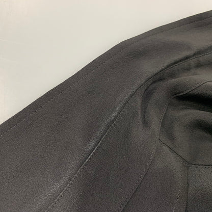 【中古品】【メンズ】 YOHJI YAMAMOTO POUR HOMME ヨウジヤマモト プールオム HN-B41-402 手繋ぎ LONG TAB SHIRT ロング タブ シャツ トップス 140-261008-kh-04-izu サイズ：2 カラー：ブラック 万代Net店