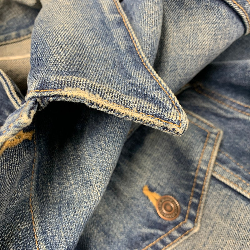 【中古品】【メンズ】 CELINE セリーヌ BOY DOLL DENIM JACKET ボーイ ドール デニム ジャケット アウター 141-261008-kh-06-izu サイズ：L カラー：インディゴ 万代Net店