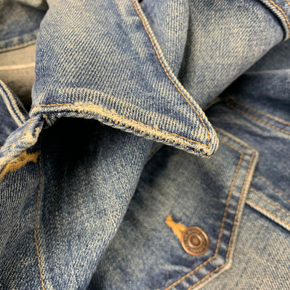 【中古品】【メンズ】 CELINE セリーヌ BOY DOLL DENIM JACKET ボーイ ドール デニム ジャケット アウター 141-261008-kh-06-izu サイズ：L カラー：インディゴ 万代Net店