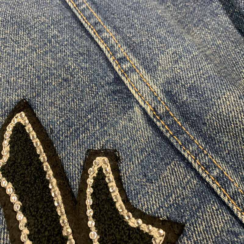 【中古品】【メンズ】 CELINE セリーヌ BOY DOLL DENIM JACKET ボーイ ドール デニム ジャケット アウター 141-261008-kh-06-izu サイズ：L カラー：インディゴ 万代Net店
