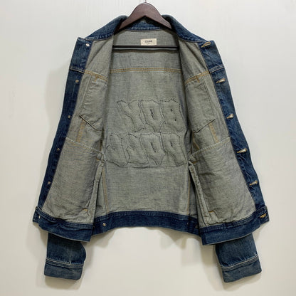 【中古品】【メンズ】 CELINE セリーヌ BOY DOLL DENIM JACKET ボーイ ドール デニム ジャケット アウター 141-261008-kh-06-izu サイズ：L カラー：インディゴ 万代Net店