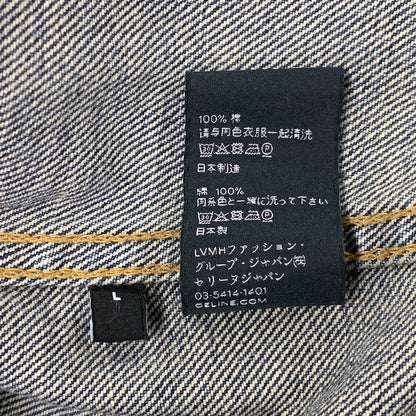 【中古品】【メンズ】 CELINE セリーヌ BOY DOLL DENIM JACKET ボーイ ドール デニム ジャケット アウター 141-261008-kh-06-izu サイズ：L カラー：インディゴ 万代Net店