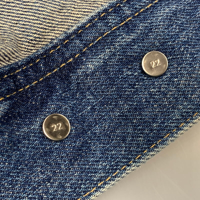 【中古品】【メンズ】 CELINE セリーヌ BOY DOLL DENIM JACKET ボーイ ドール デニム ジャケット アウター 141-261008-kh-06-izu サイズ：L カラー：インディゴ 万代Net店