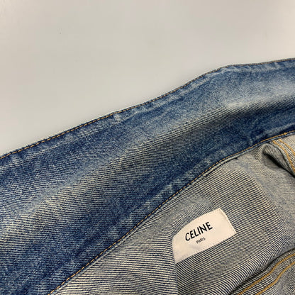 【中古品】【メンズ】 CELINE セリーヌ BOY DOLL DENIM JACKET ボーイ ドール デニム ジャケット アウター 141-261008-kh-06-izu サイズ：L カラー：インディゴ 万代Net店