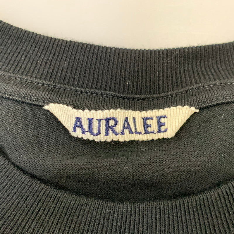 【中古美品】【メンズ】 AURALEE オーラリー LUSTER PLAITING L/S TEE A00P01GT ロングスリーブ 長袖 Tシャツ 140-261008-as-07-izu サイズ：3 カラー：ブラック 万代Net店