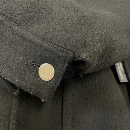 【中古品】【メンズ】 COMME DES GARCONS HOMME コムデギャルソンオム HH-J027 WOOL DOUBLE FACE MELTON JACKET ウール ダブル フェイス メルトン ジャケット アウター 140-261011-kh-01-izu サイズ：L カラー：ブラック 万代Net店