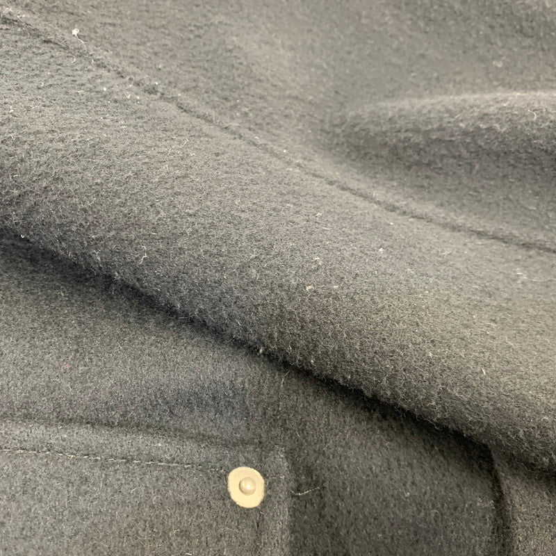 【中古品】【メンズ】 COMME DES GARCONS HOMME コムデギャルソンオム HH-J027 WOOL DOUBLE FACE MELTON JACKET ウール ダブル フェイス メルトン ジャケット アウター 140-261011-kh-01-izu サイズ：L カラー：ブラック 万代Net店