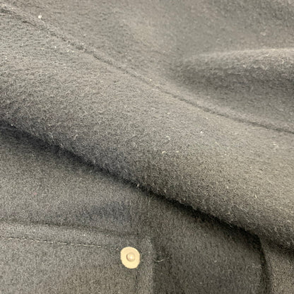 【中古品】【メンズ】 COMME DES GARCONS HOMME コムデギャルソンオム HH-J027 WOOL DOUBLE FACE MELTON JACKET ウール ダブル フェイス メルトン ジャケット アウター 140-261011-kh-01-izu サイズ：L カラー：ブラック 万代Net店
