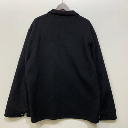 【中古品】【メンズ】 COMME DES GARCONS HOMME コムデギャルソンオム HH-J027 WOOL DOUBLE FACE MELTON JACKET ウール ダブル フェイス メルトン ジャケット アウター 140-261011-kh-01-izu サイズ：L カラー：ブラック 万代Net店