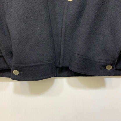 【中古品】【メンズ】 COMME DES GARCONS HOMME コムデギャルソンオム HH-J027 WOOL DOUBLE FACE MELTON JACKET ウール ダブル フェイス メルトン ジャケット アウター 140-261011-kh-01-izu サイズ：L カラー：ブラック 万代Net店