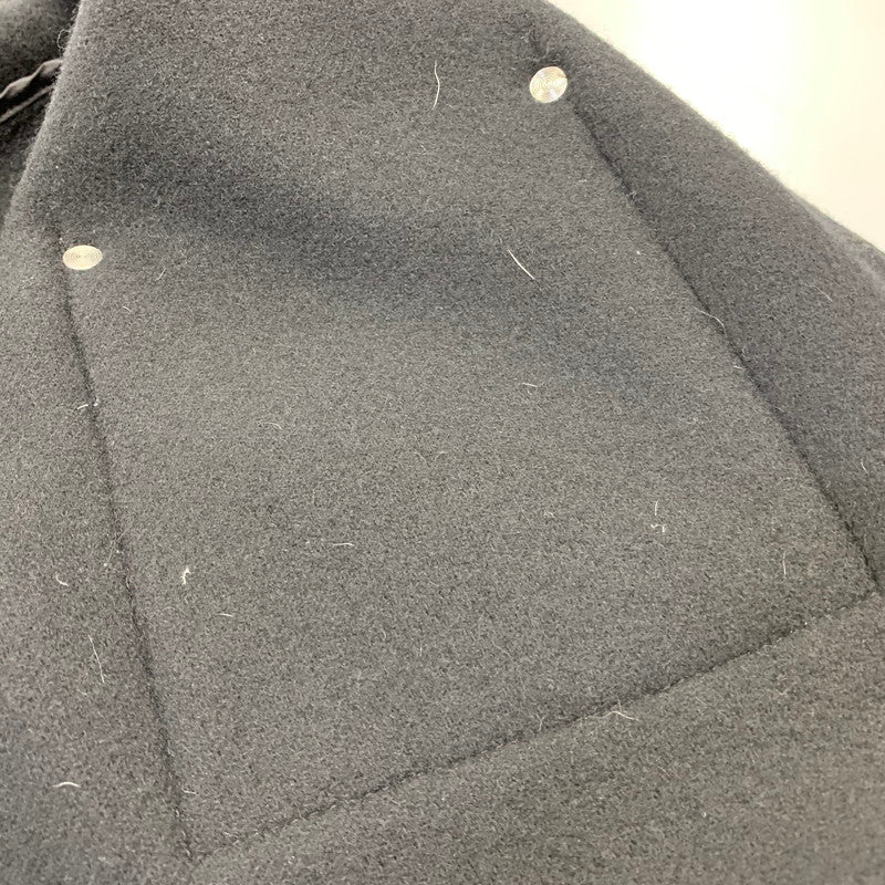 【中古品】【メンズ】 COMME DES GARCONS HOMME コムデギャルソンオム HH-J027 WOOL DOUBLE FACE MELTON JACKET ウール ダブル フェイス メルトン ジャケット アウター 140-261011-kh-01-izu サイズ：L カラー：ブラック 万代Net店