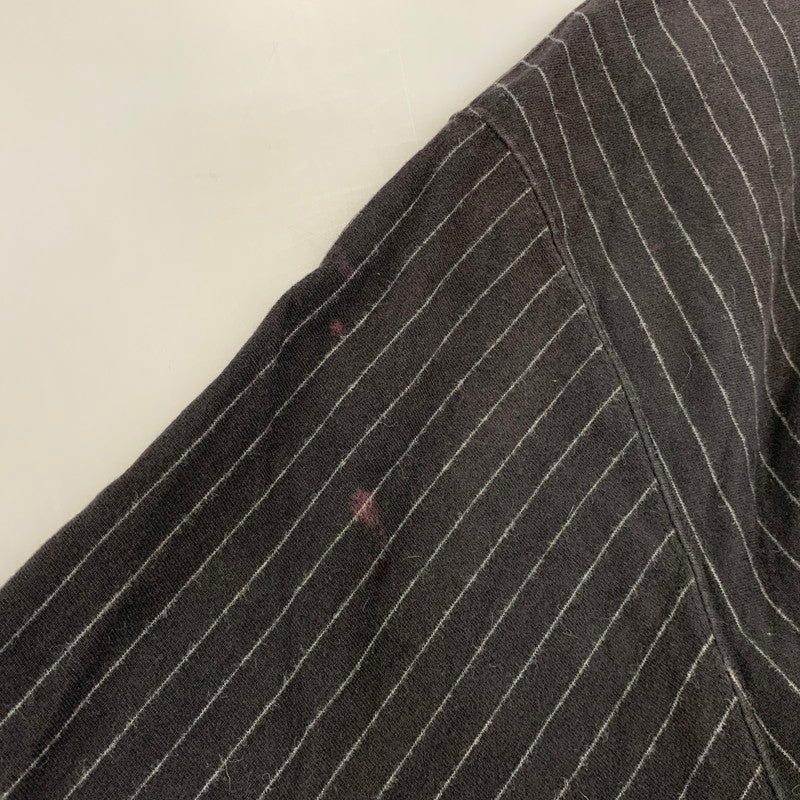 【中古品】【メンズ】 Polo by Ralph Lauren ポロバイラルフローレン RUGGER STRIPE SHIRT ラガー ストライプ シャツ 長袖 146-261013-as-01-izu サイズ：XL カラー：ブラック 万代Net店