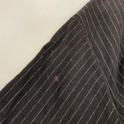 【中古品】【メンズ】 Polo by Ralph Lauren ポロバイラルフローレン RUGGER STRIPE SHIRT ラガー ストライプ シャツ 長袖 146-261013-as-01-izu サイズ：XL カラー：ブラック 万代Net店