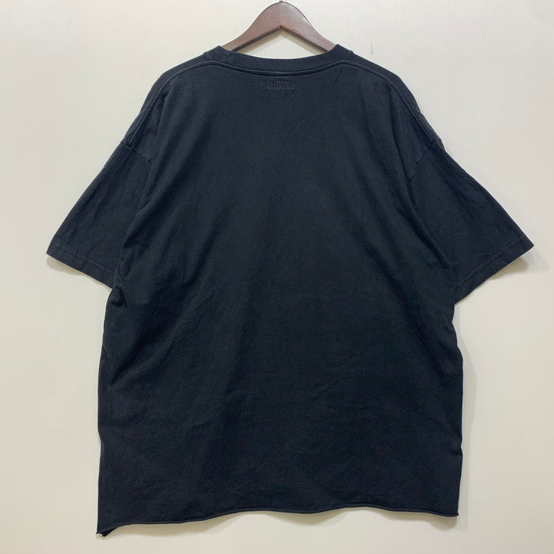 【中古品】【メンズ】 VETEMENTS ヴェトモン I LOVE YOU GIANT TEE Tシャツ 半袖 トップス 142-261008-as-01-izu サイズ：M カラー：ブラック 万代Net店