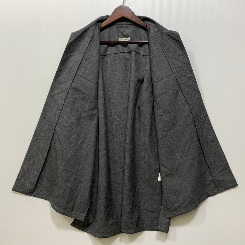 【中古品】【メンズ】 INTERIM インテリム HYPER BIG RUSTIC TROPICAL OPEN COLLAR SHIRT ハイパービッグ ラスティックトロピカル オープンカラーシャツ 長袖 140-261008-as-10-izu サイズ：4 カラー：グレー 万代Net店