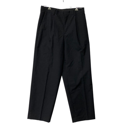 【中古品】【メンズ】 ATON エイトン PR.AG.LM.6910 WOOL TROPICAL WIDE EASY PANTS ウール トロピカル ワイド イージーパンツ ボトムス 151-261009-sm-14-izu サイズ：6 カラー：ブラック 万代Net店