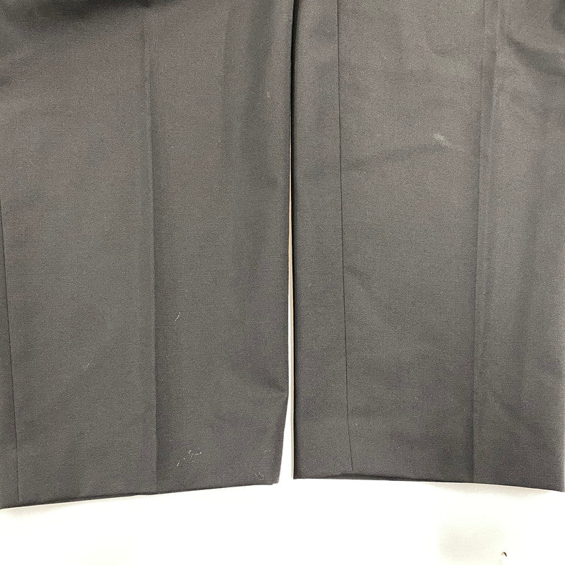 【中古品】【メンズ】 ATON エイトン PR.AG.LM.6910 WOOL TROPICAL WIDE EASY PANTS ウール トロピカル ワイド イージーパンツ ボトムス 151-261009-sm-14-izu サイズ：6 カラー：ブラック 万代Net店