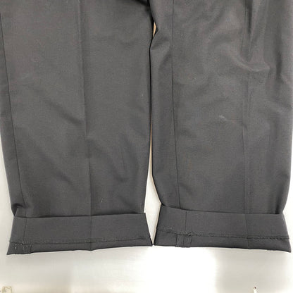 【中古品】【メンズ】 ATON エイトン PR.AG.LM.6910 WOOL TROPICAL WIDE EASY PANTS ウール トロピカル ワイド イージーパンツ ボトムス 151-261009-sm-14-izu サイズ：6 カラー：ブラック 万代Net店