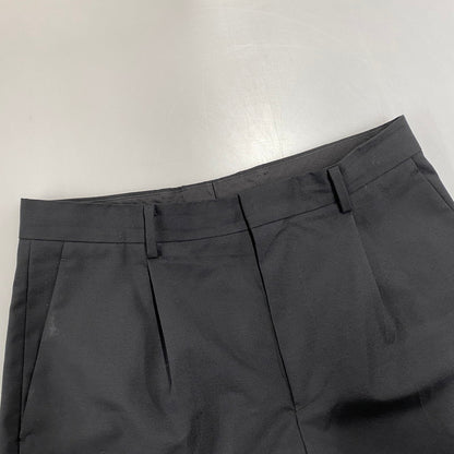 【中古品】【メンズ】 ATON エイトン PR.AG.LM.6910 WOOL TROPICAL WIDE EASY PANTS ウール トロピカル ワイド イージーパンツ ボトムス 151-261009-sm-14-izu サイズ：6 カラー：ブラック 万代Net店