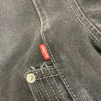 【中古品】【メンズ】 KIKO KOSTADINOV キコ・コスタディノフ × LEVI'S リーバイス DENIM JACKET PC9-000GK-0000 デニムジャケット 140-261008-as-09-izu サイズ：XXL カラー：ブラック 万代Net店