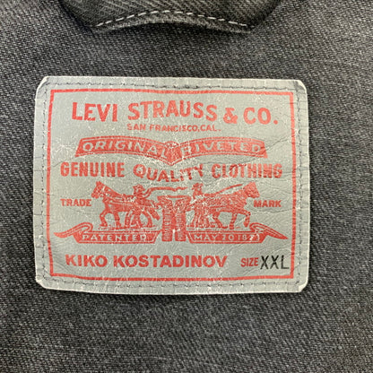 【中古品】【メンズ】 KIKO KOSTADINOV キコ・コスタディノフ × LEVI'S リーバイス DENIM JACKET PC9-000GK-0000 デニムジャケット 140-261008-as-09-izu サイズ：XXL カラー：ブラック 万代Net店