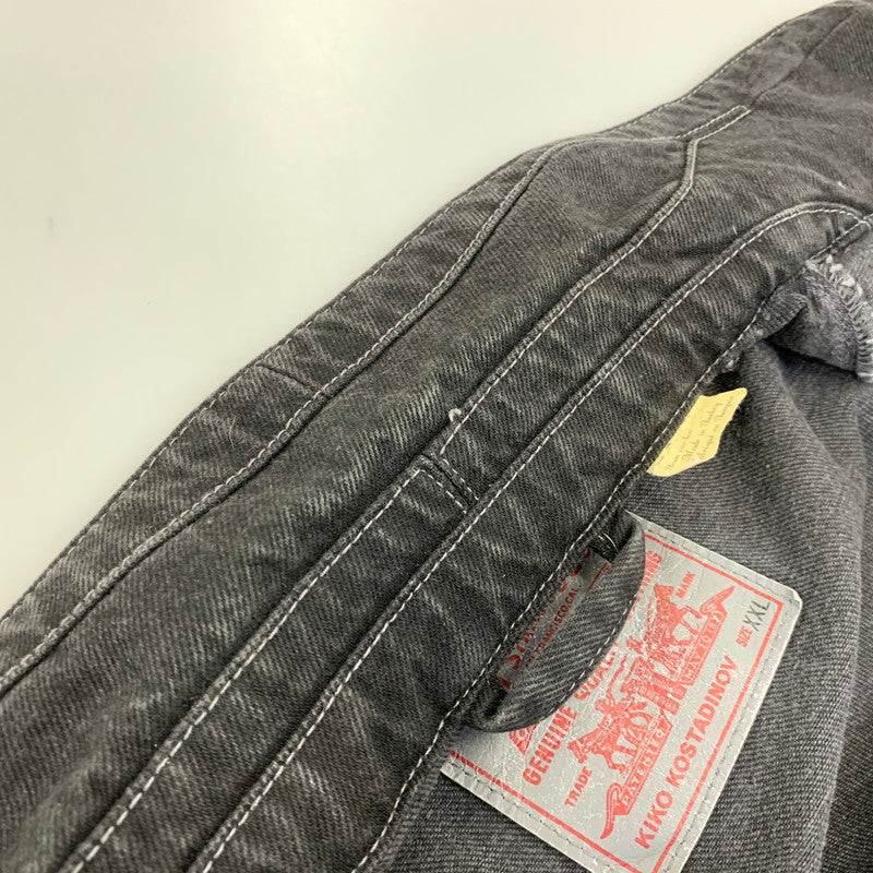 【中古品】【メンズ】 KIKO KOSTADINOV キコ・コスタディノフ × LEVI'S リーバイス DENIM JACKET PC9-000GK-0000 デニムジャケット 140-261008-as-09-izu サイズ：XXL カラー：ブラック 万代Net店