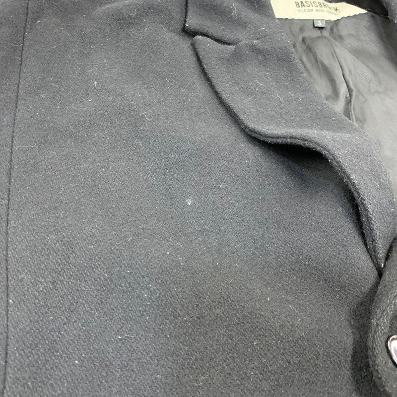 【中古品】【メンズ】 BASISBROEK バージスブルック CHESTER COAT チェスターコート 141-261013-as-02-izu サイズ：3 カラー：ブラック 万代Net店