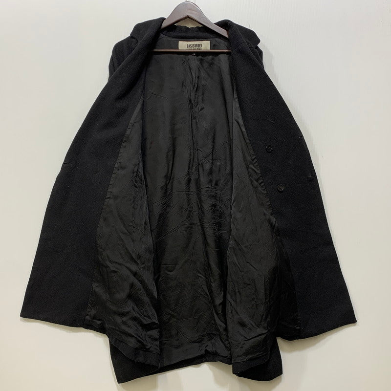 【中古品】【メンズ】 BASISBROEK バージスブルック CHESTER COAT チェスターコート 141-261013-as-02-izu サイズ：3 カラー：ブラック 万代Net店