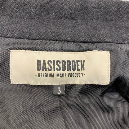 【中古品】【メンズ】 BASISBROEK バージスブルック CHESTER COAT チェスターコート 141-261013-as-02-izu サイズ：3 カラー：ブラック 万代Net店